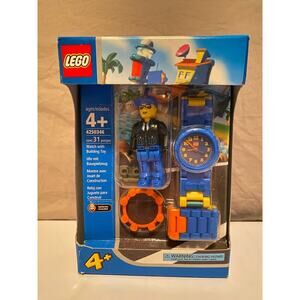Lego Watch Minifigure ClicTime Clock New in Box Police Age 4+ 2004 4250346